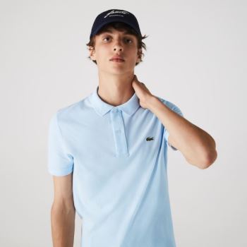 Lacoste Slim Fit Polo in Petit Piqué - Polo Pánské Světle Blankyt | CZ-dkSqcm